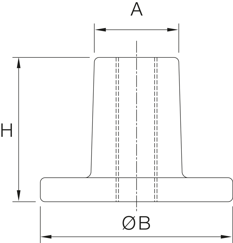 Ecrou carré monobloc (pour coffrage sateco)