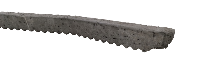 cale béton ZZ dentelée
