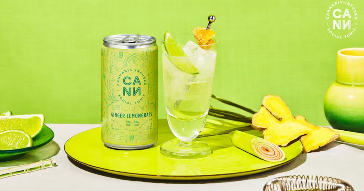 Ginger Lemongrass Mule Mocktail with CANN Roadies Tonic Liquid Packets