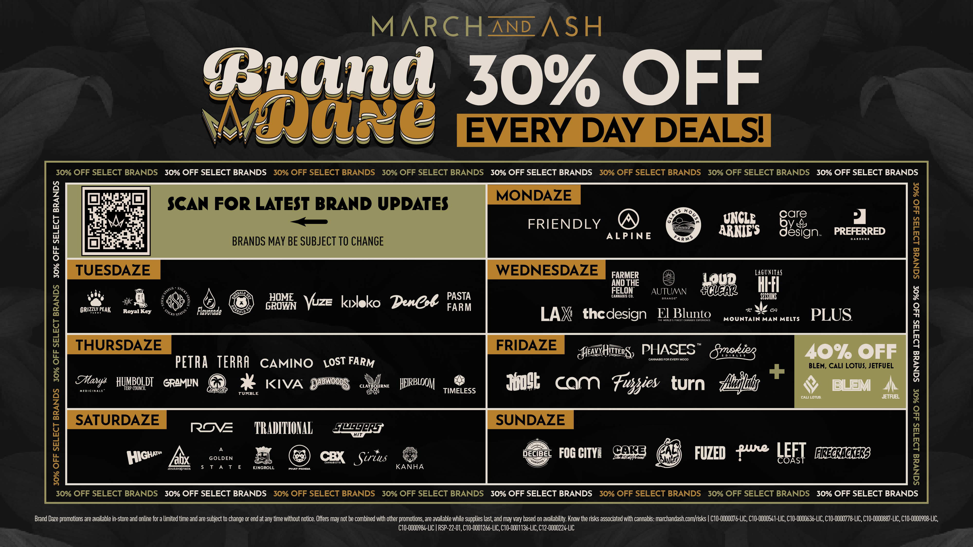 Graphic Set - July Brand Daze 2025 TV Horizontal