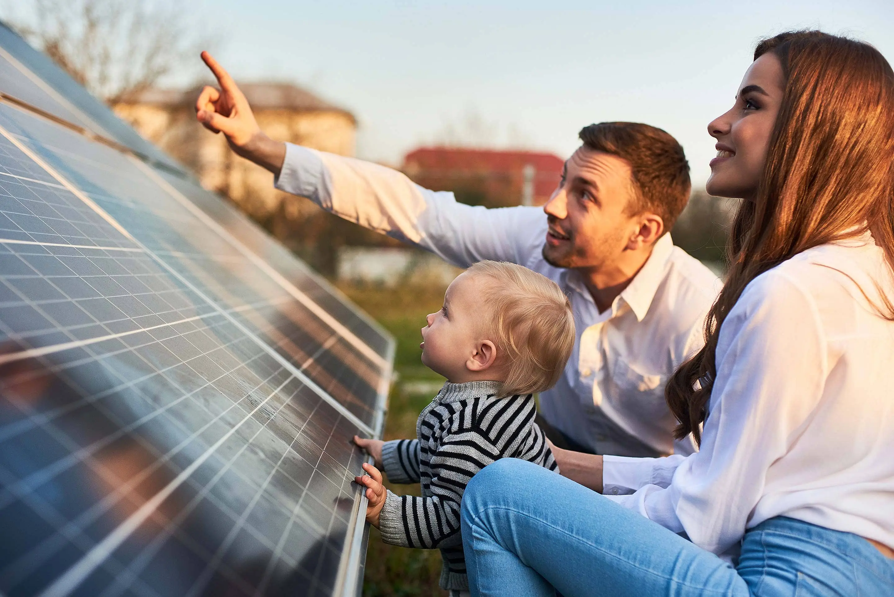 Familie Photovoltaik