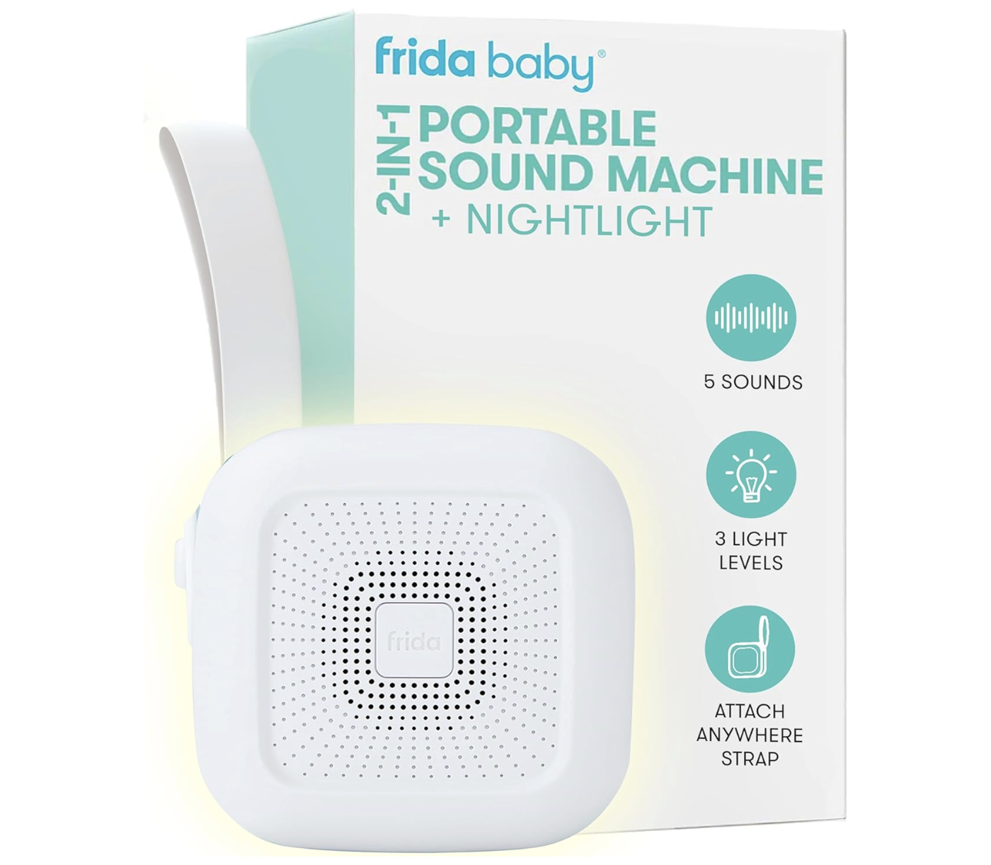 FridaBaby 2-in-1 Portable Sound Machine + Nightlight