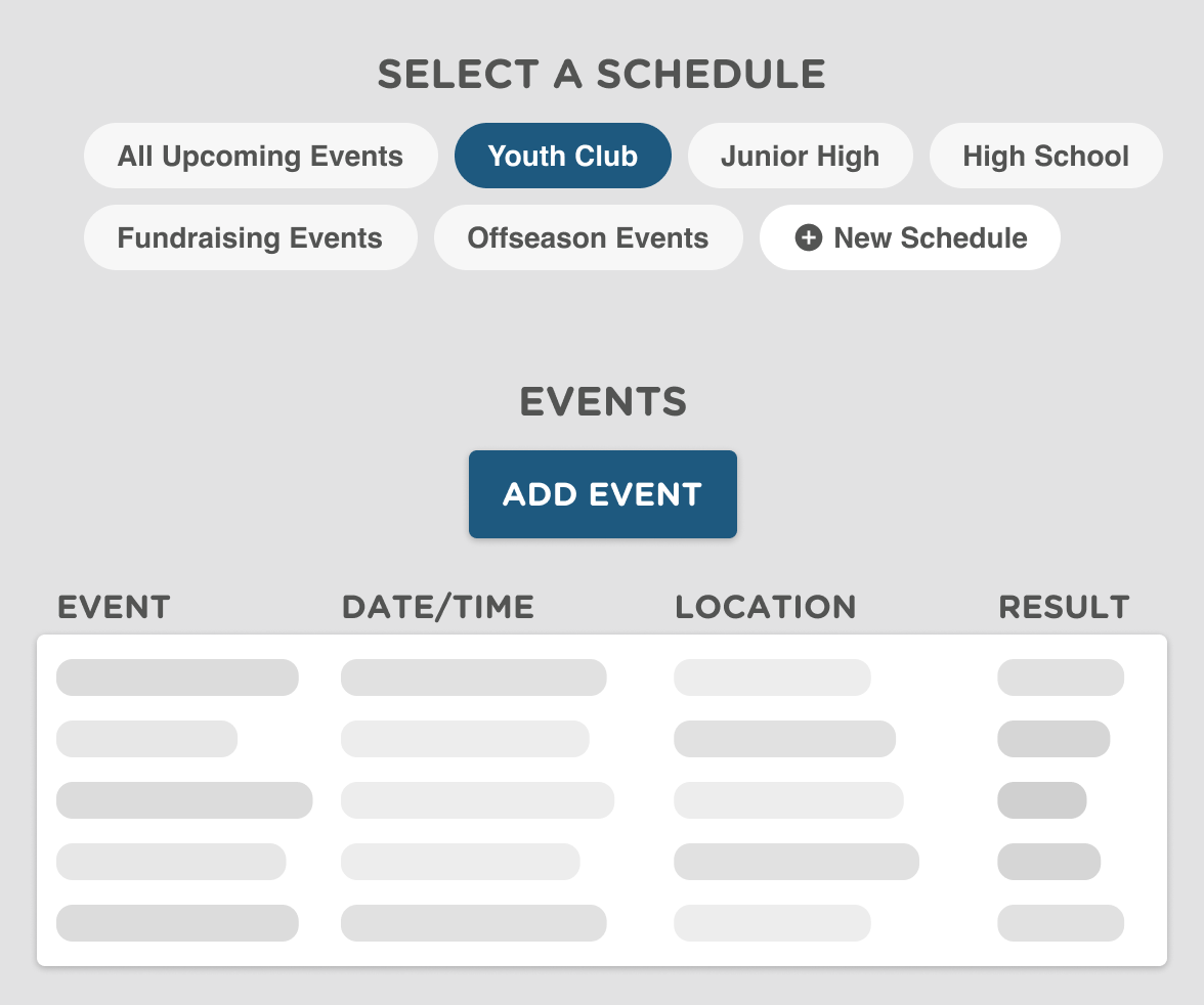 scheduling software for wrestling clubs