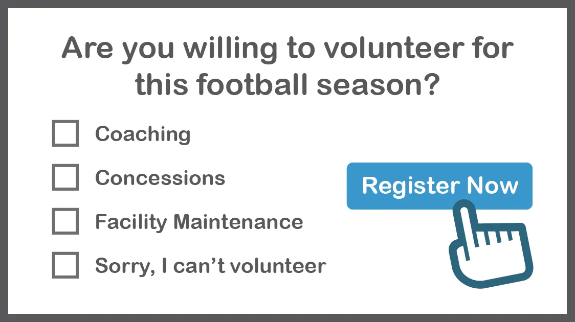 a youth football online registration form template