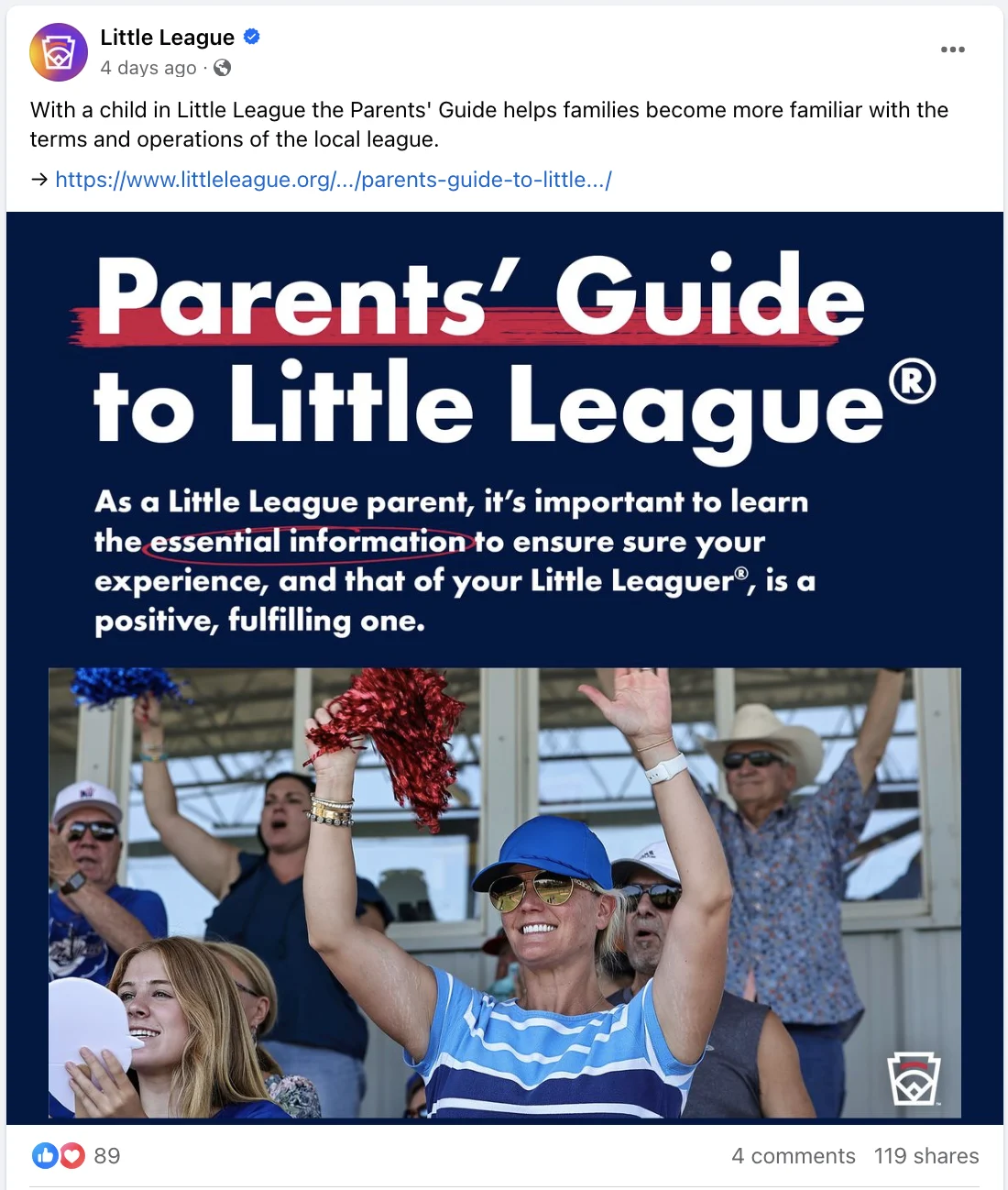a little league parent guide to participation