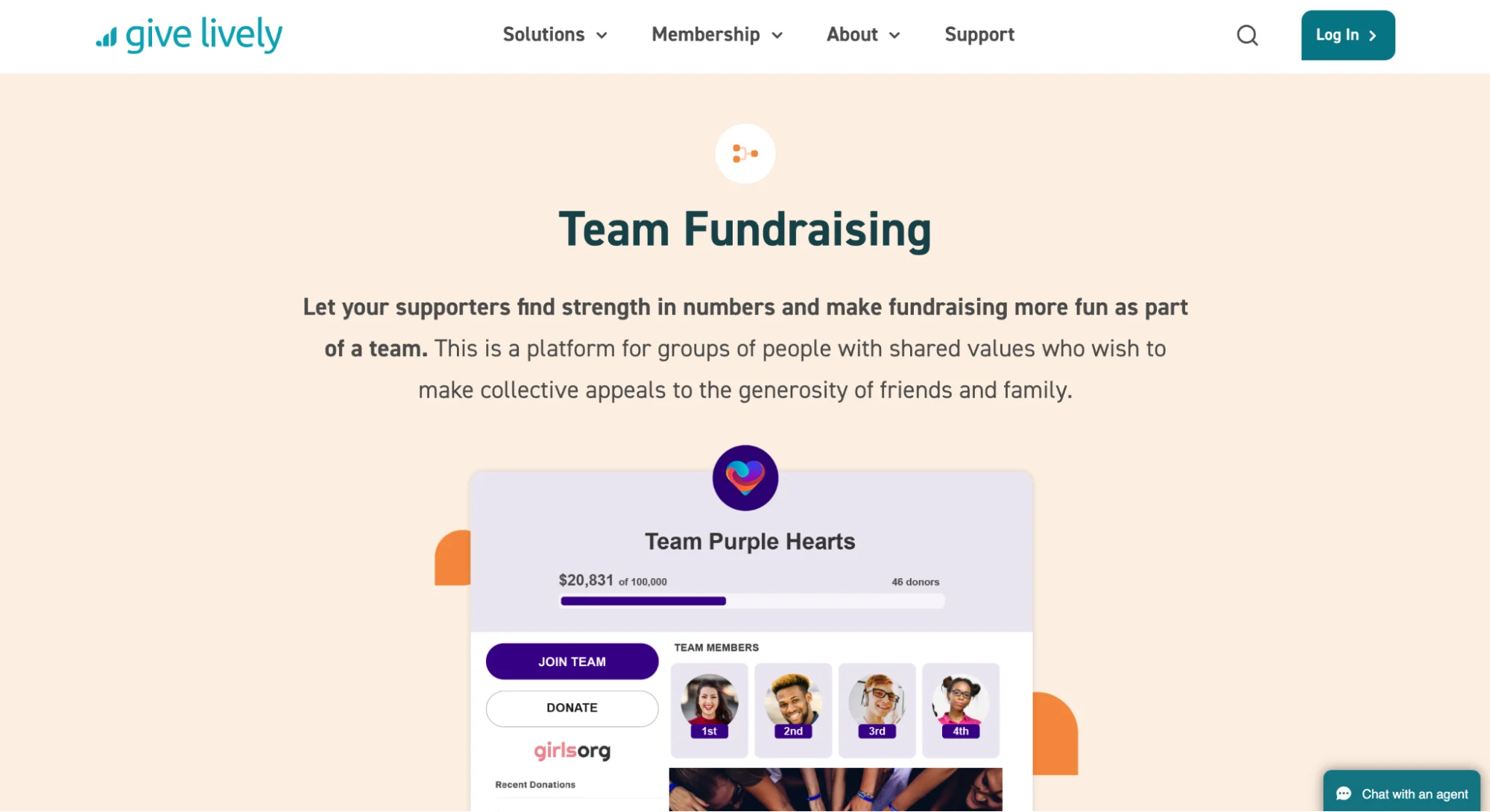 give lively sports fundraising