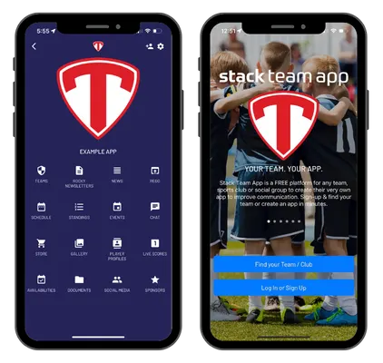 Team App for sports communication