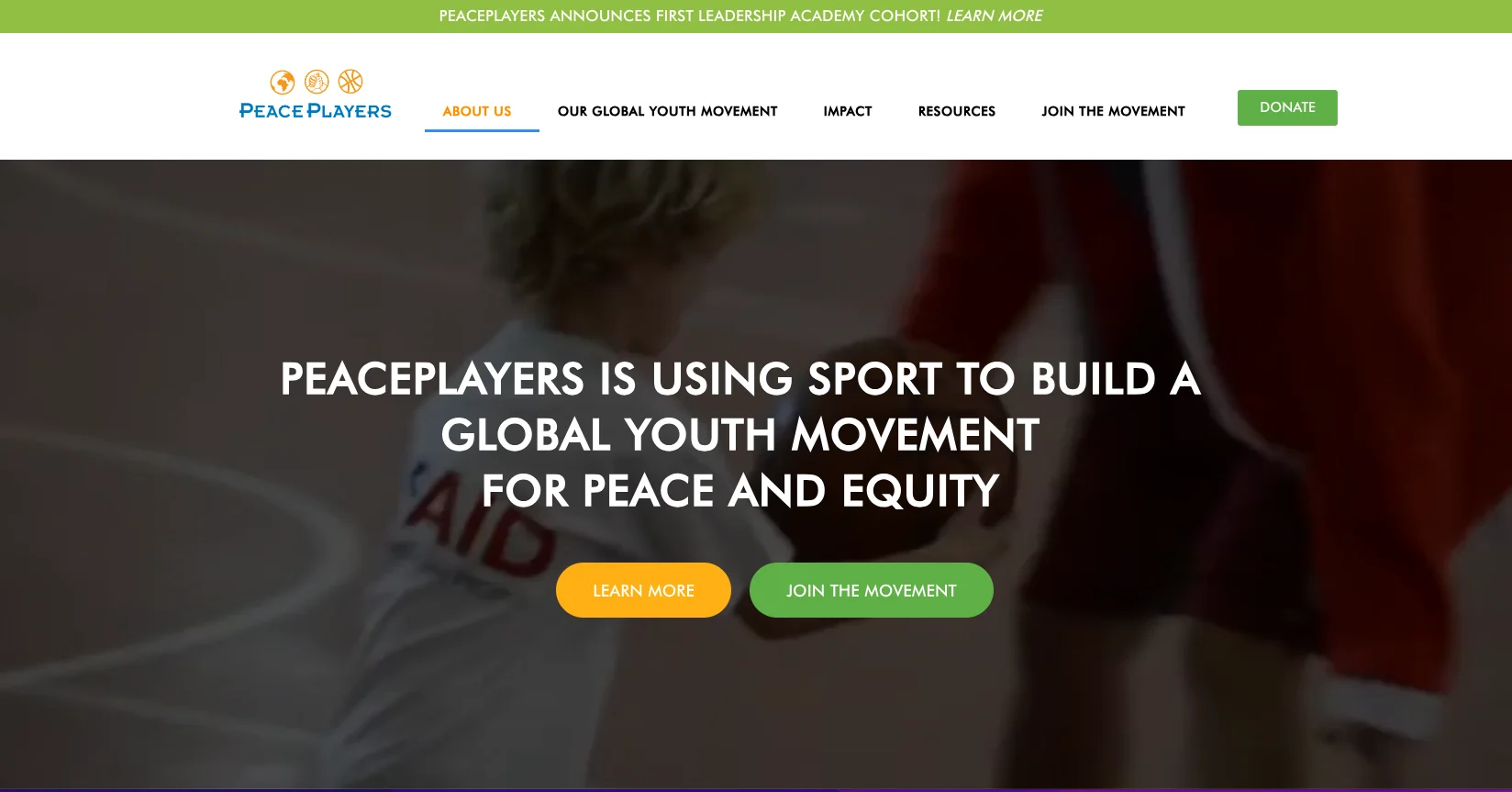 peace players youth sports charity
