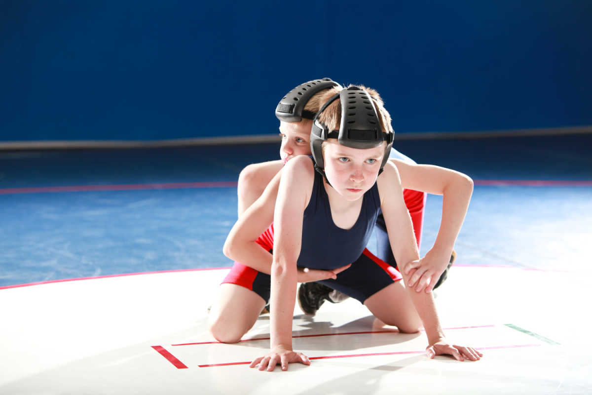 Youth Wrestling Top Position