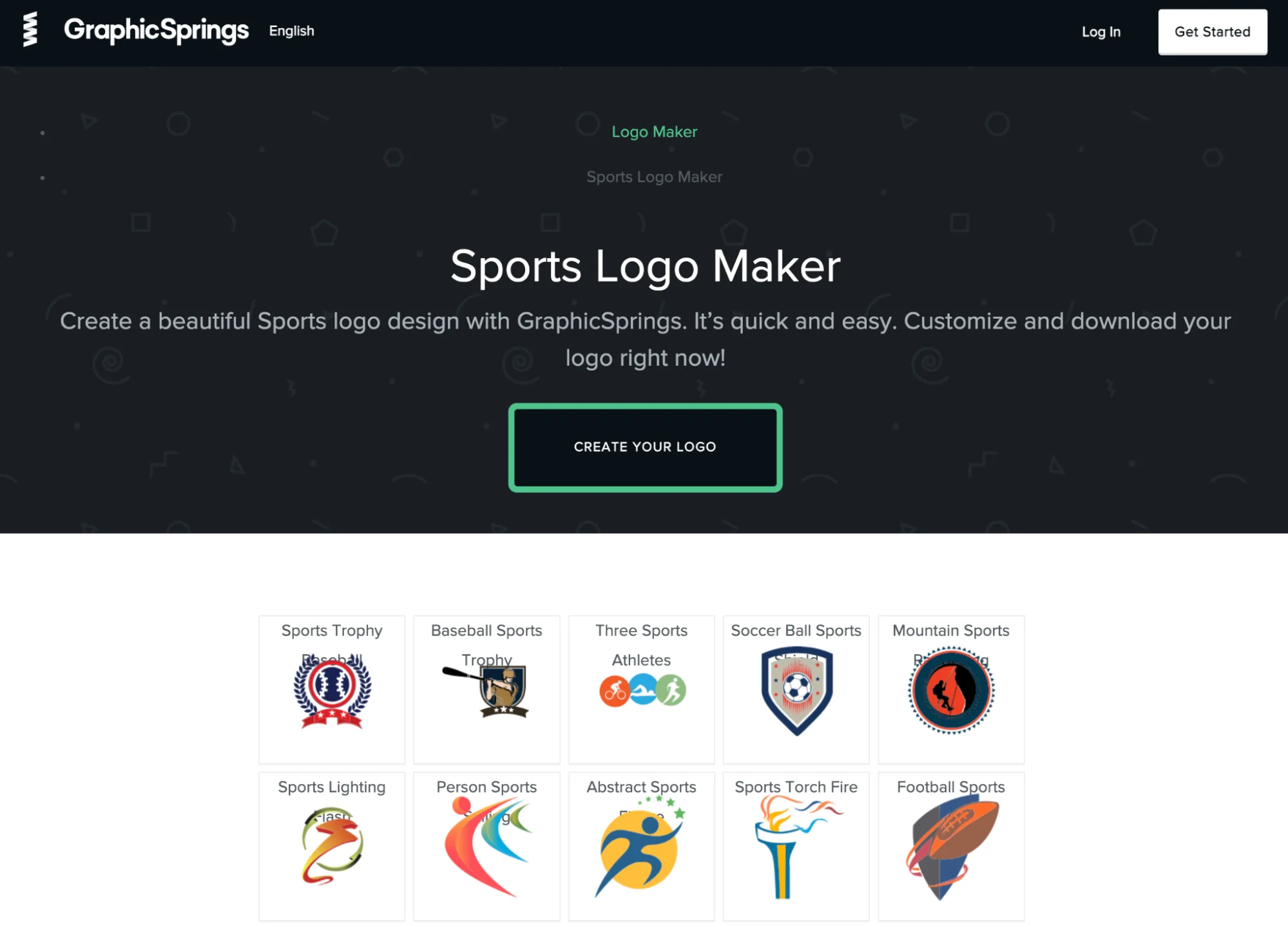 graphic springs sports logo maker