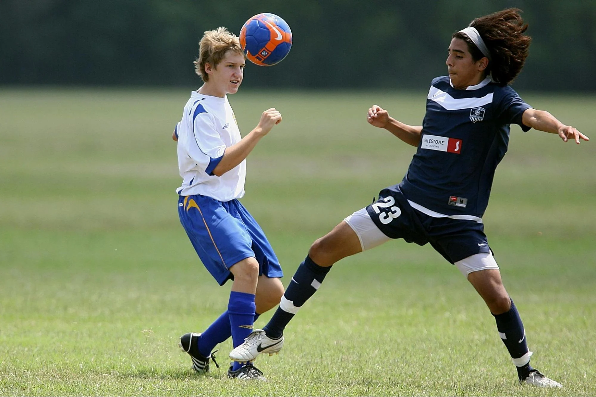 a youth soccer headball