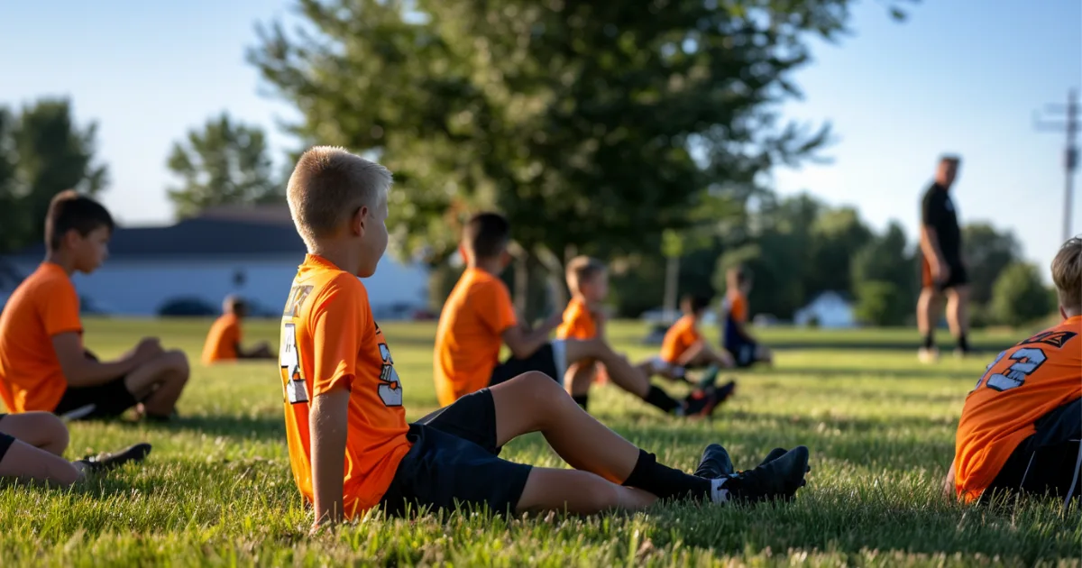 youth soccer practice