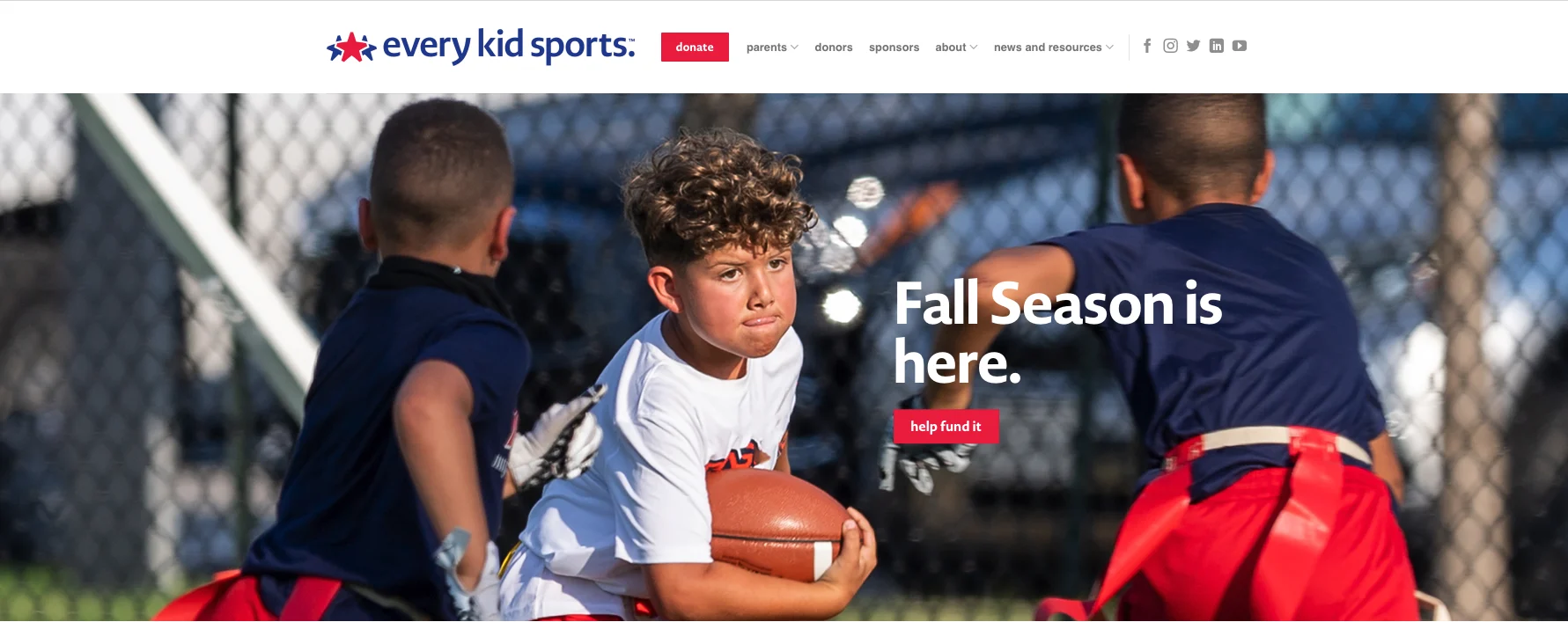 every kid sports youth sports charity