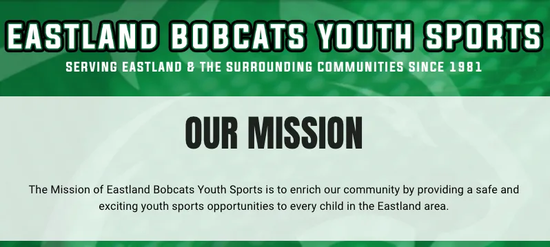 Youth Sports Mission Statement Examples