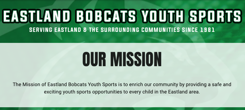 a youth sports mission statement