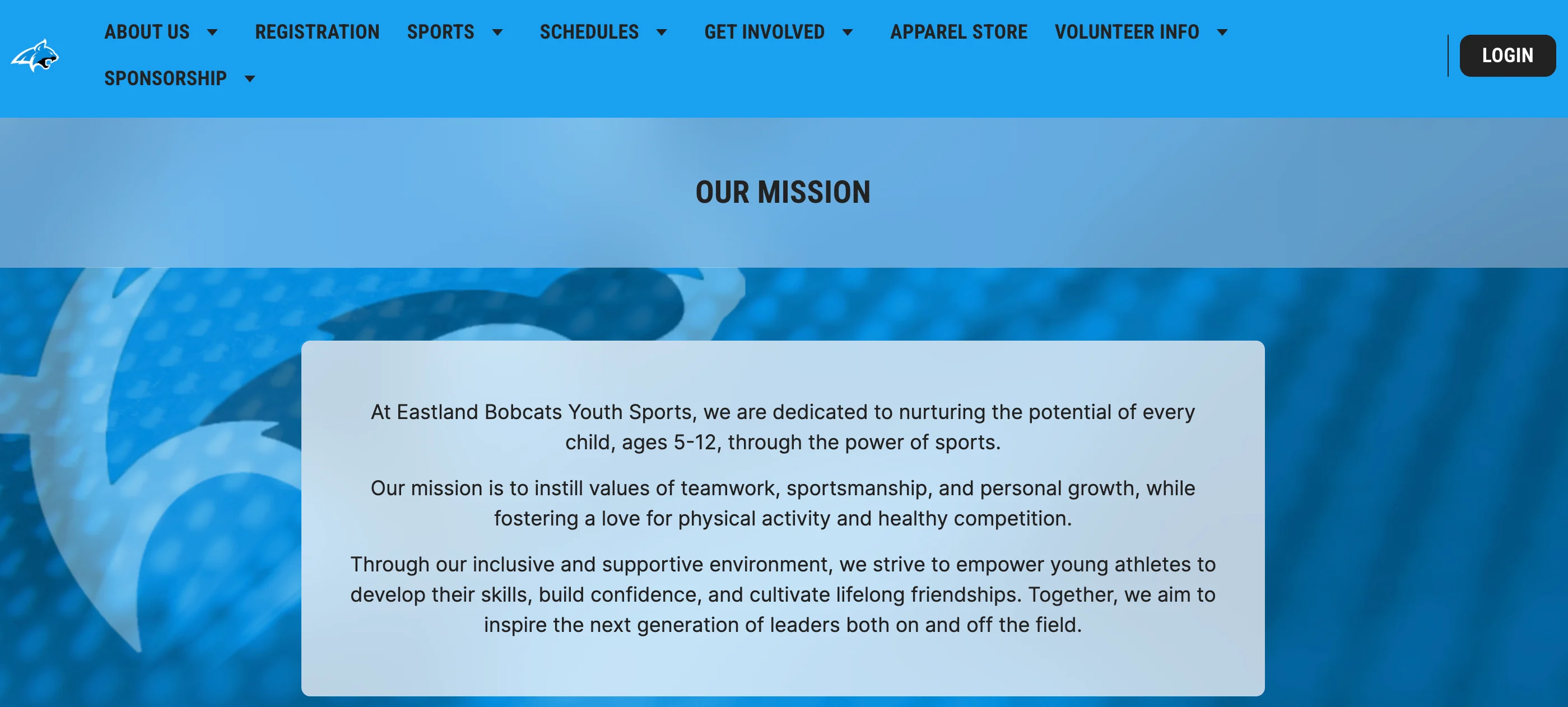 a youth sports mission statement