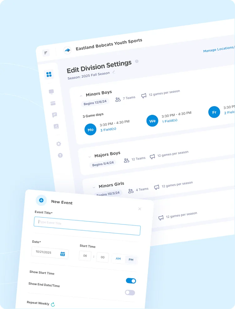 Generate and Manage Your League Schedule