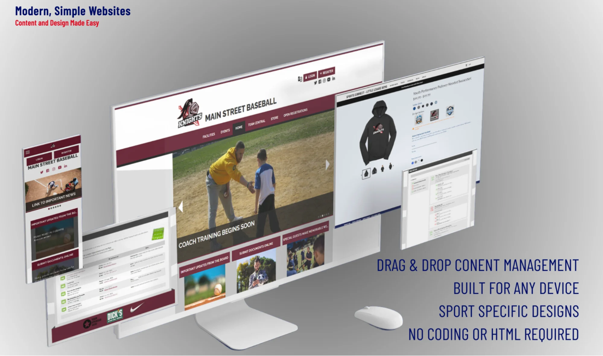 sports connect league and club website theme