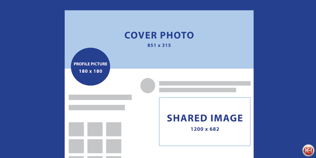 Facebook profile and cover photo sizing