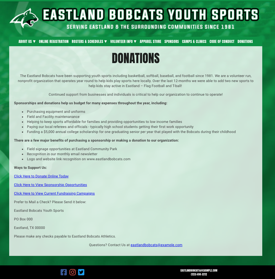 Roster Templates - Youth Sports Foundation