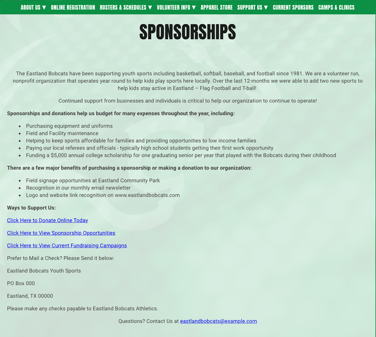How to Create a Youth Sports Sponsorship Package Jersey Watch