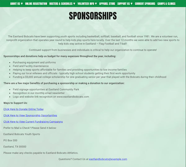 How to Create a Youth Sports Sponsorship Package Jersey Watch