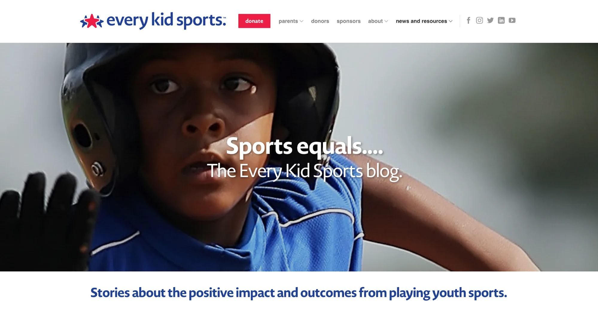 every kid sports blog