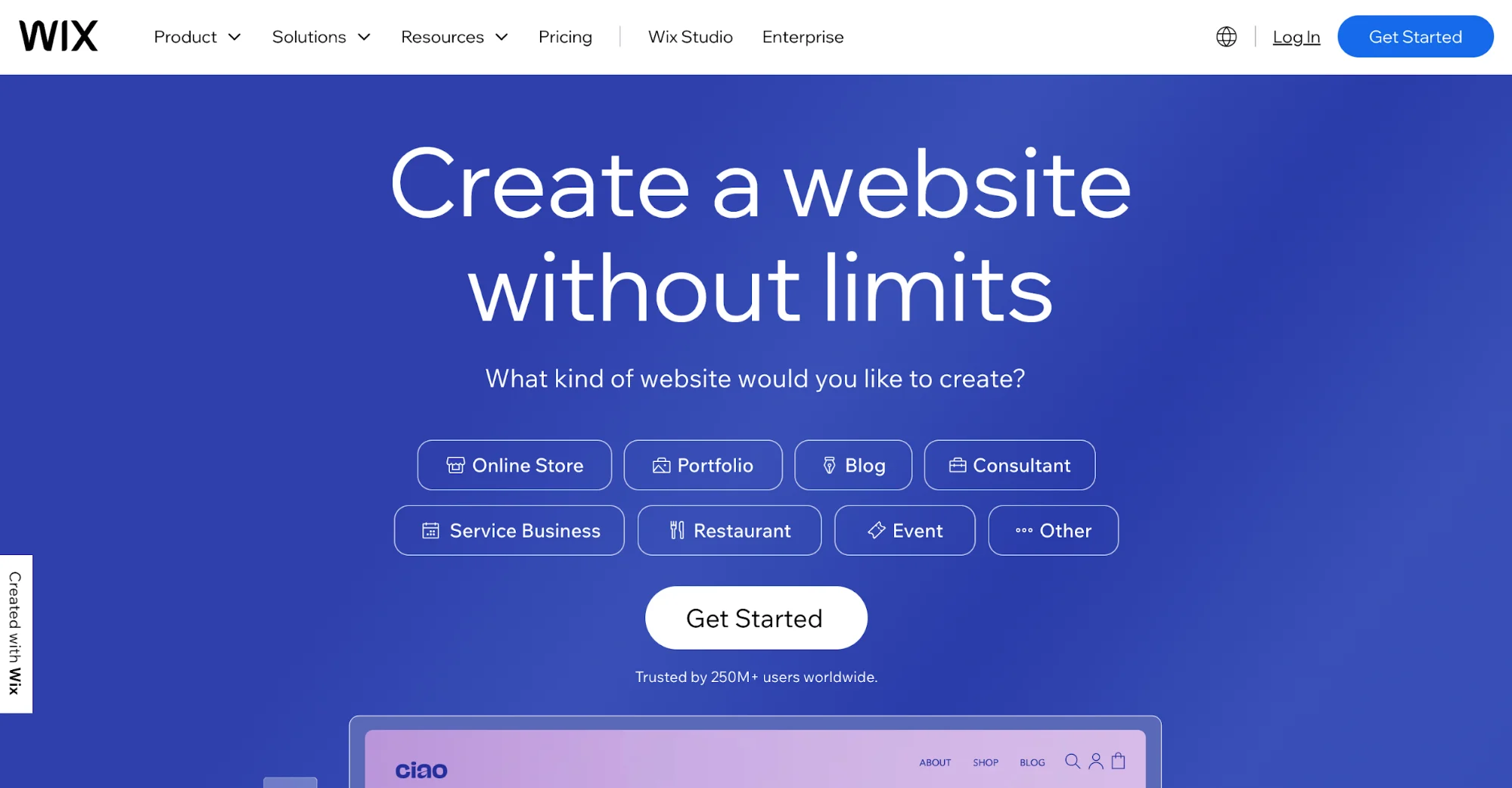 wix website builder