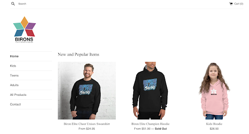 Create an Online Spiritwear Store in 4 Easy Steps + Example