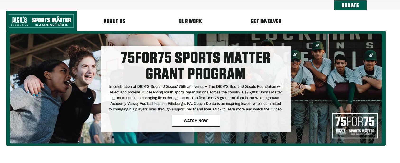 dicks sporting goods sports matter grant program