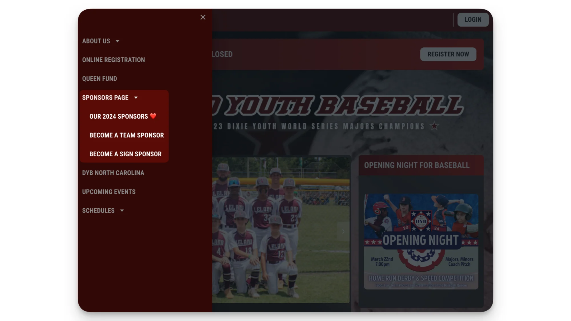 fundraising for youth baseball sponsorship recognition