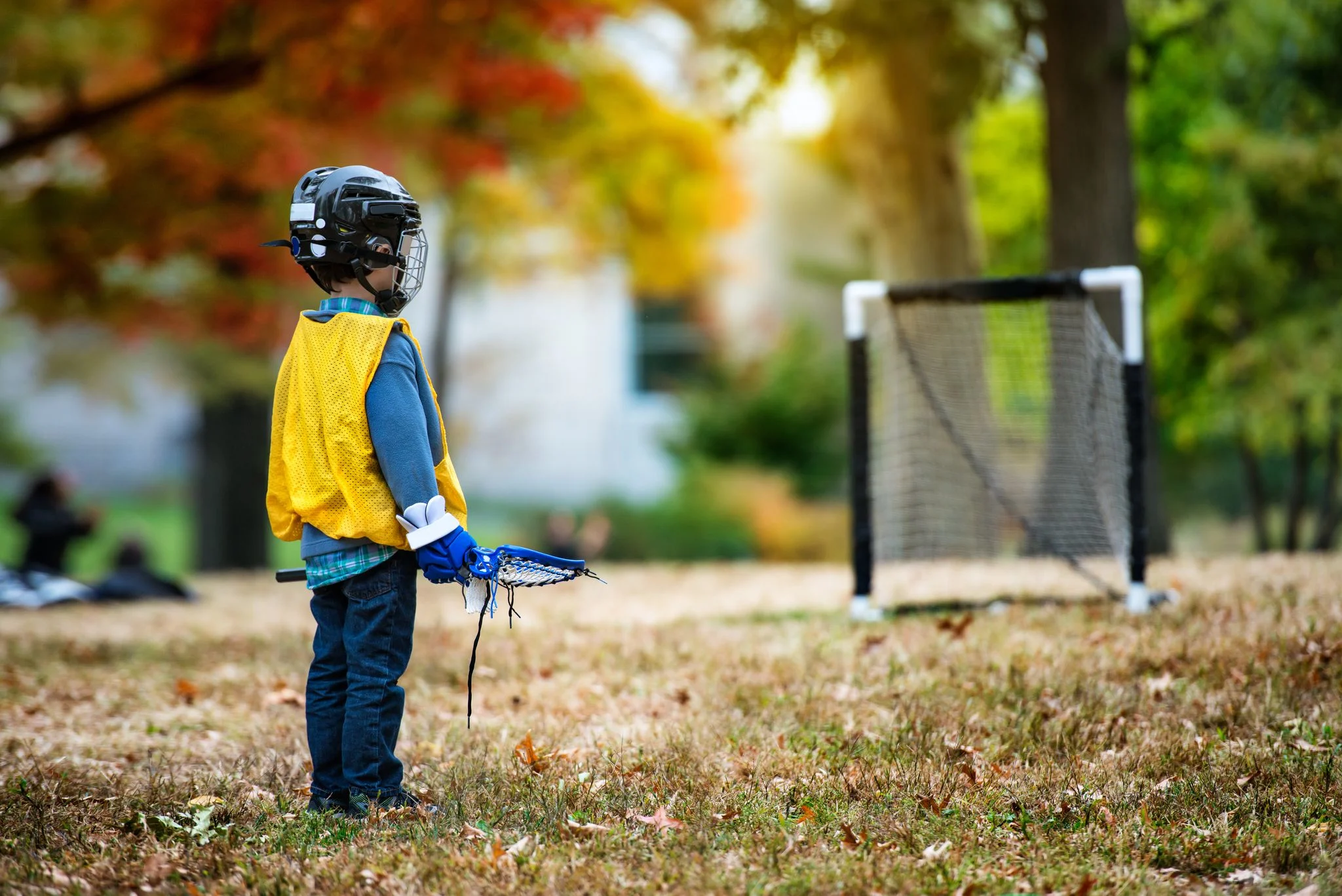 Kids Playing Lacrosse