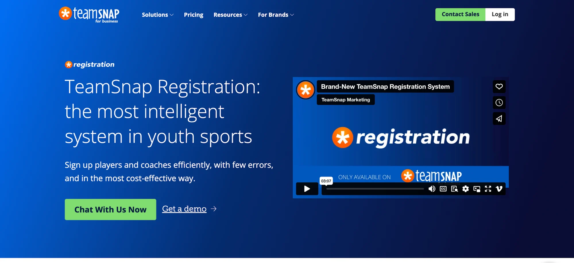 teamsnap sports registration software
