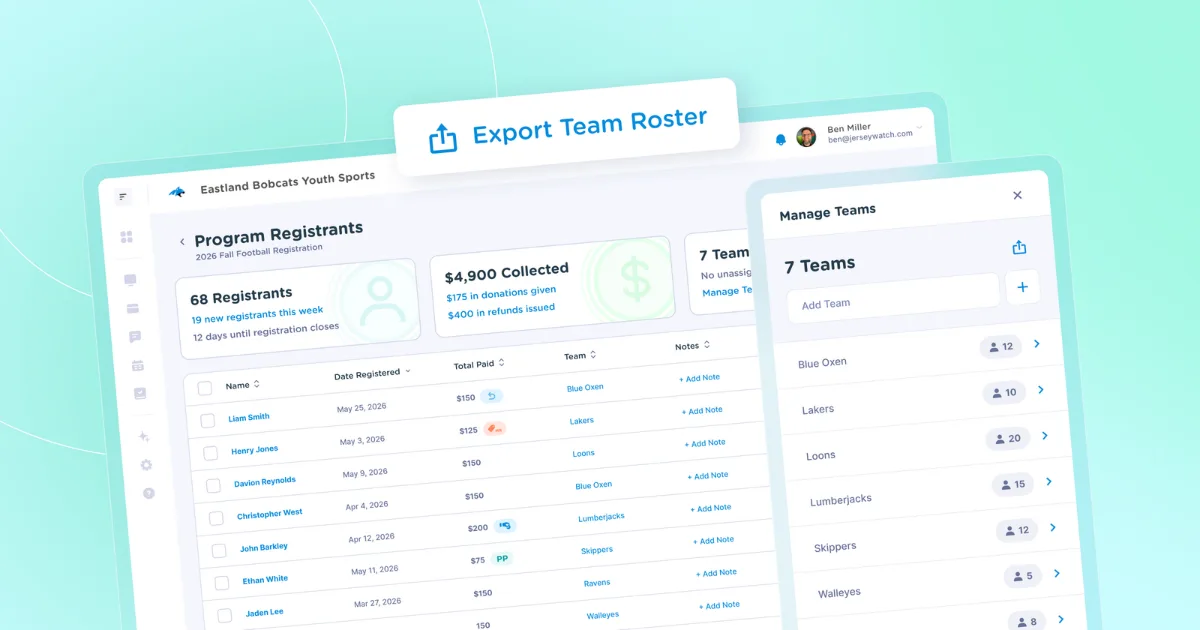 An illustration showing the new team management feature released in October 2026