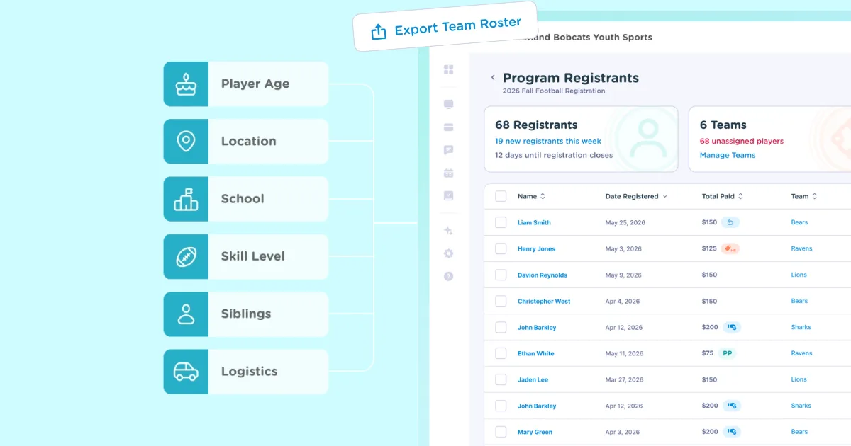 An illustration showing the new team management feature released in October 2026