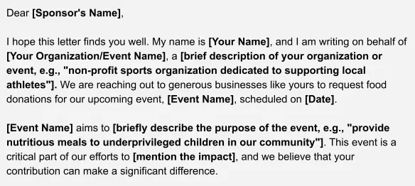 25+ Donation Letter For Sports Team
