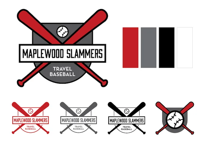 a logo for a youth travel baseball team