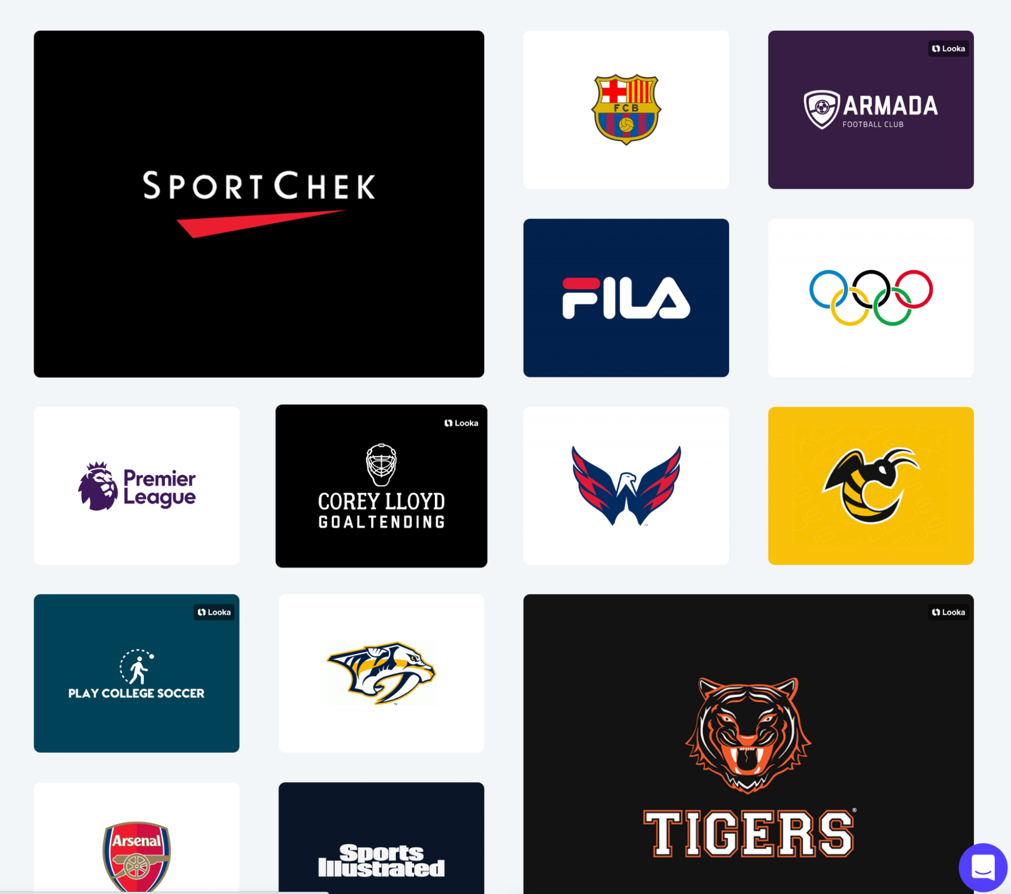 Sport Chek, Logopedia