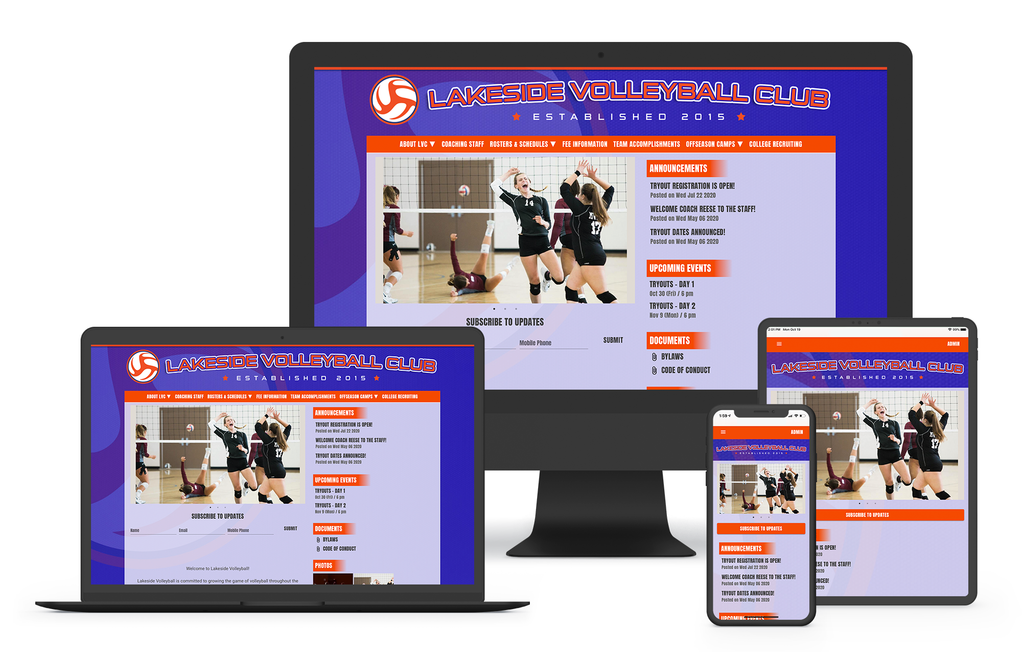 volleyball information websites
