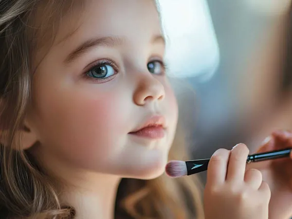 Child makeup asbestos