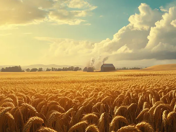 Wheat fields