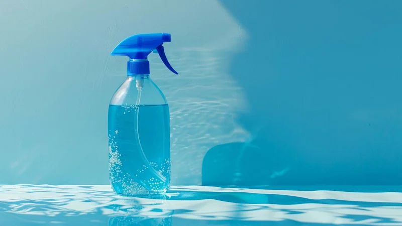 Blue surface disinfectant