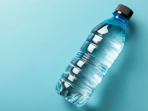 Plastic water bottle