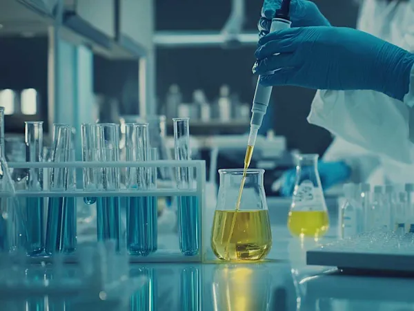 Using chemicals in a lab