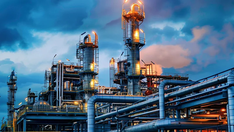 Industrial chemical plant