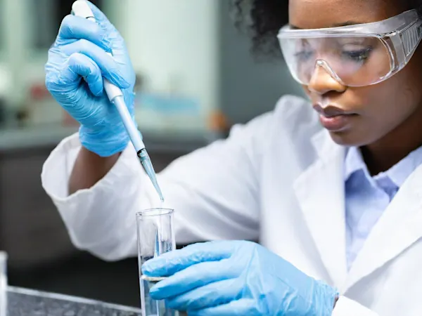 Experiment with pipette