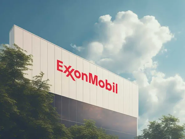 Exxonmobil on a building