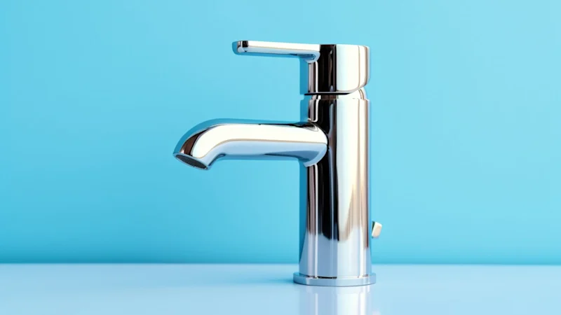 Chrome-plated tap