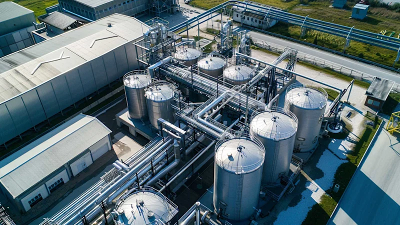 Industrial chemical plant