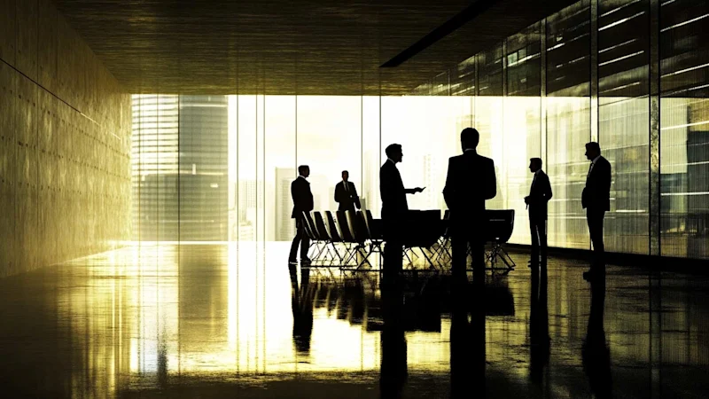 People meeting in office